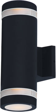 12"H Lightray 2-Light Outdoor Wall Light Architectural Bronze