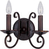 Maxim Loft 2-Light Wall Sconce Oil Rubbed Bronze 70002OI