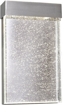 7"W Moda  LED Wall Sconce Stainless Steel