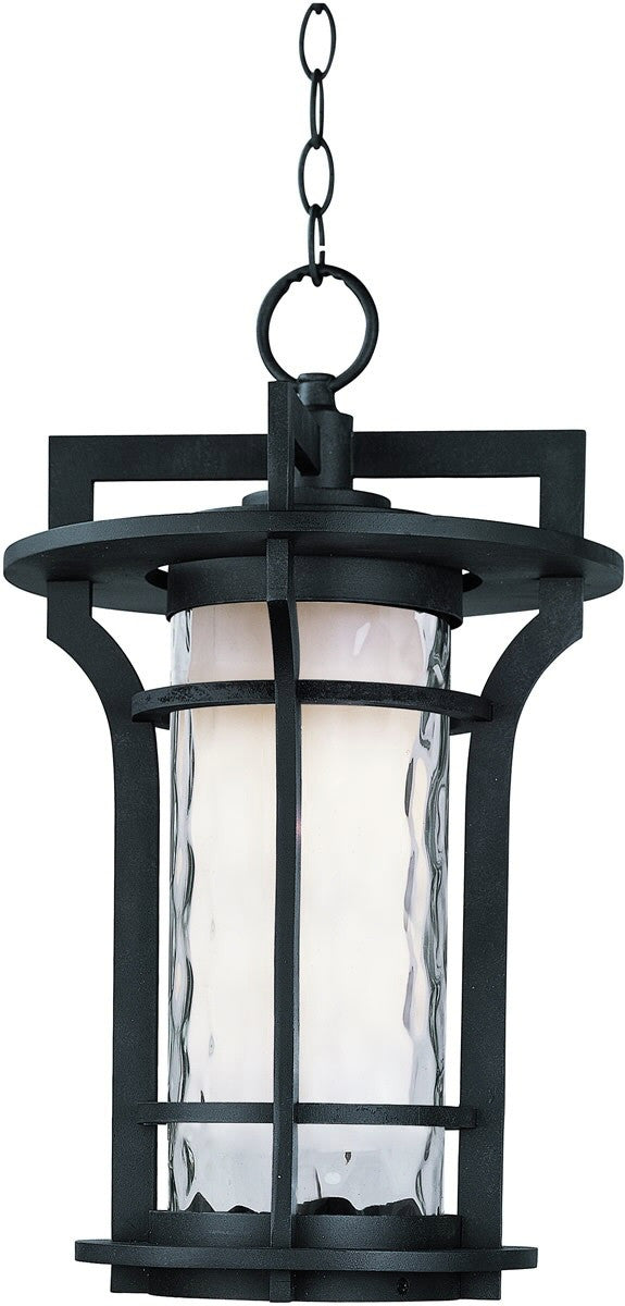 Maxim Oakville 1-Light Outdoor Pendant Black Oxide 30488WGBO