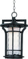 Maxim Oakville 1-Light Outdoor Pendant Black Oxide 30488WGBO
