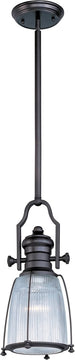 9"W Hi-Bay 1-Light Pendant Bronze