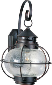 19"H Portsmouth 1-Light Outdoor Wall Mount Oil Rubbed Bronze