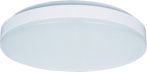 11"W Profile EE 1-Light Flush Mount White