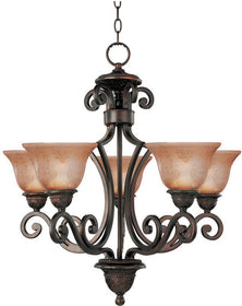 26"W Symphony 5-Light Chandelier Oil Rubbed Bronze