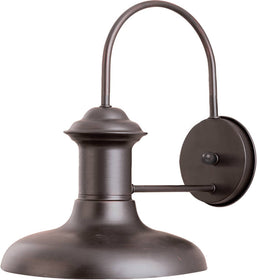 10"H Wharf 1-Light Outdoor Wall Mount Empire Bronze