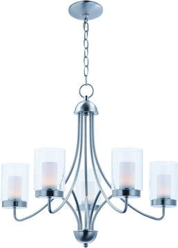 26"W Mod 5-Light Chandelier