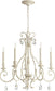 Quorum Ansley 5-light Chandelier Persian White