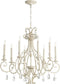 Quorum Ansley 8-light Chandelier Persian White