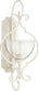 Quorum Ansley 1-light Wall Mount Light Fixture Persian White