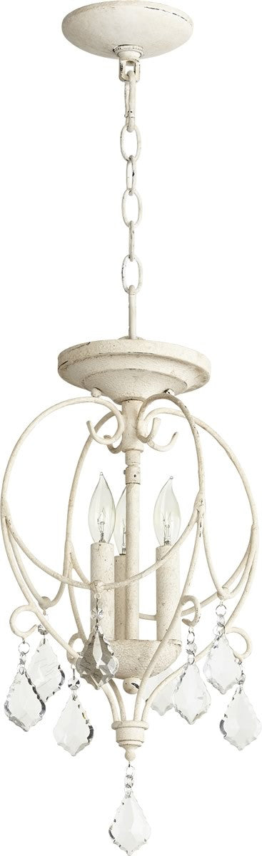 Quorum Ariel 3-light Dual Mount Light Fixture Persian White