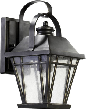 12"H Baxter 1-Light Outdoor Wall Lantern Old World