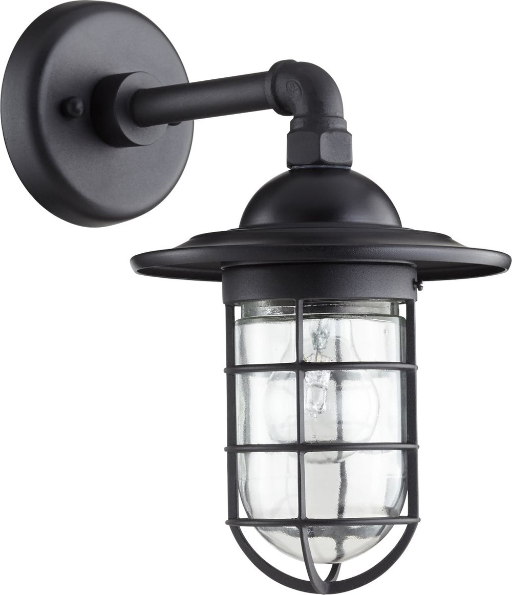 Quorum Bowery 1-light Wall Mount Light Fixture Noir