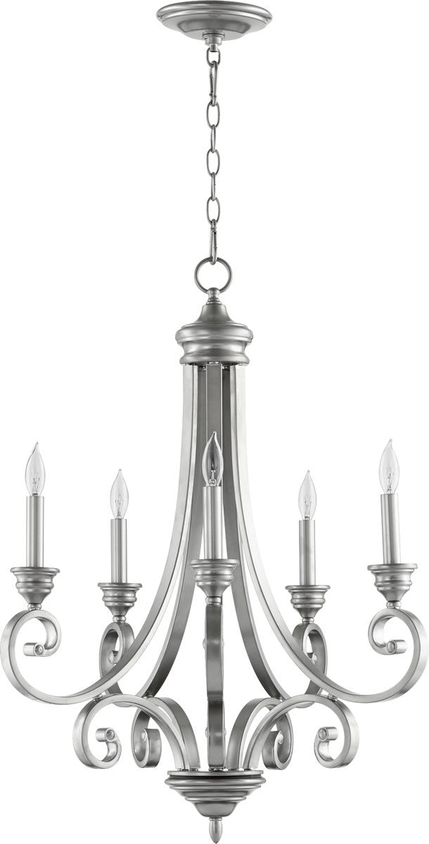 Quorum Bryant 5-light Chandelier Classic Nickel