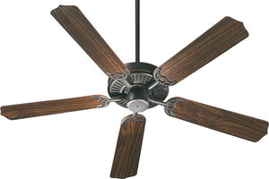 52"W Capri 5-Blade Ceiling Fan Old World