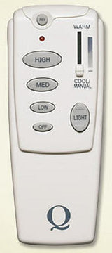 Quorum Ceiling Fan Remote White