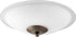 Quorum 2-light Ceiling Fan Light Kit Oiled Bronze w/ Satin Opal