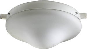 10"W 1-Light Patio Ceiling Fan Light Kit White
