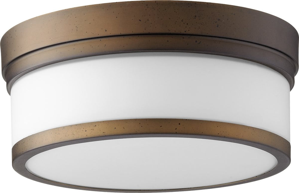 Quorum Celeste 2-light Ceiling Flush Mount Oiled Bronze