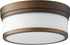 Quorum Celeste 2-light Ceiling Flush Mount Oiled Bronze