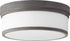 Quorum Celeste 3-light Ceiling Flush Mount Zinc
