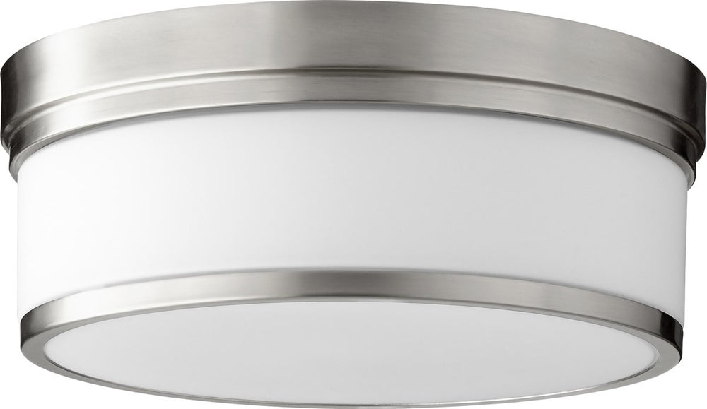 Quorum Celeste 3-light Ceiling Flush Mount Satin Nickel