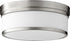 Quorum Celeste 3-light Ceiling Flush Mount Satin Nickel