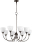 Quorum Celeste 8-light Chandelier Oiled Bronze