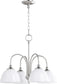 Quorum Celeste 4-light Nook Chandelier Polished Nickel
