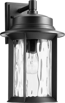 16"H Charter 1-light Outdoor Wall Lantern Noir