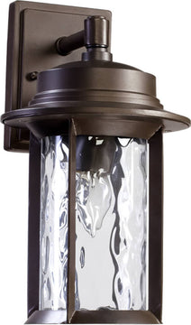 14"H Charter 1-Light Outdoor Wall Lantern Oiled Bronze