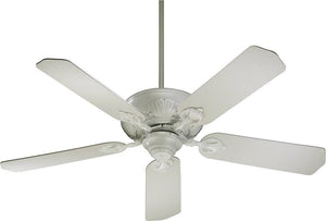52"W Chateaux 5-Blade Ceiling Fan Studio White
