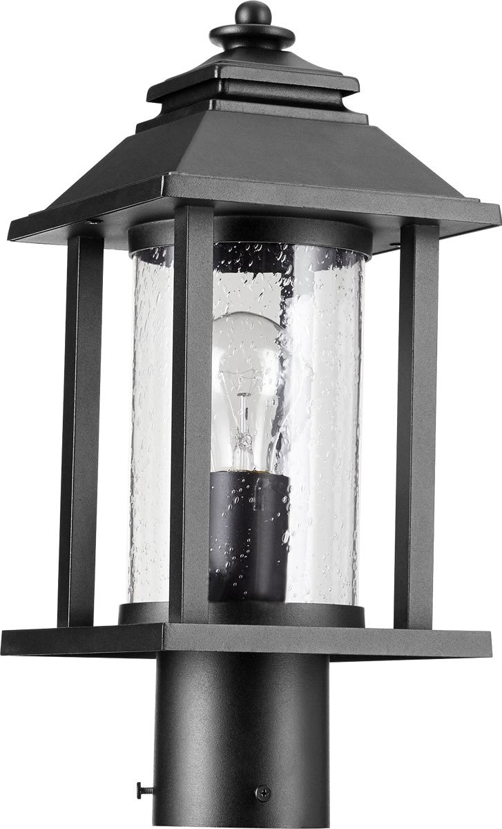 Quorum Crusoe 1-light Outdoor Post Lantern Noir
