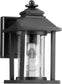 Quorum Crusoe 1-light Outdoor Wall Lantern Noir