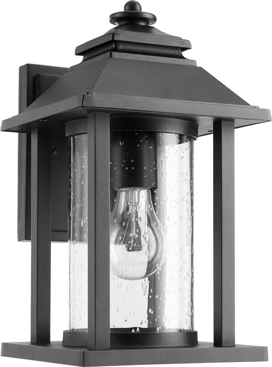 Quorum Crusoe 1-light Outdoor Wall Lantern Noir
