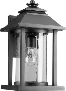 16"H Crusoe 1-light Outdoor Wall Lantern Noir