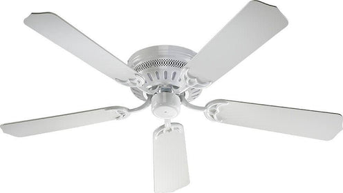 52"W Custom Hugger 5-Blade Ceiling Fan White