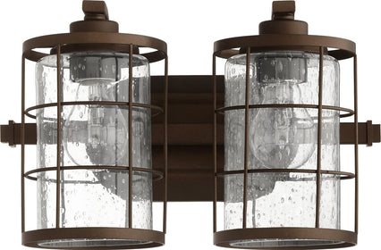 14"W Ellis 2-light Bath Vanity Light Oiled Bronze