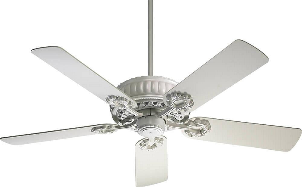 Quorum Empress 52 5-Blade Ceiling Fan Studio White 355258