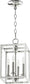 Quorum 4-light Entry Foyer Hall Chandelier Polished Nickel