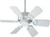 Quorum Estate 30 6-Blade Ceiling Fan White 433066