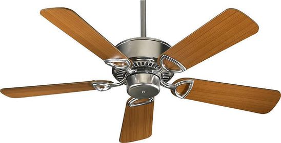 42"W Estate 5-Blade Ceiling Fan Satin Nickel