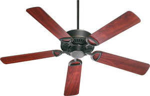 52"W Estate 5-Blade Ceiling Fan Old World