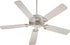 Quorum Estate Patio Indoor/Outdoor 52 5-Blade Patio Ceiling Fan Antique White 14352567