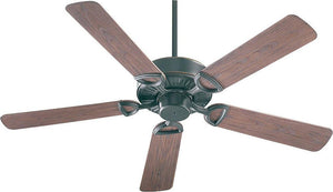 52"W Estate Patio Indoor/Outdoor 5-Blade Patio Ceiling Fan Old World