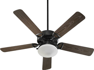52"W Estate Patio 2-Light Indoor/Outdoor 5-Blade Patio Ceiling Fan Old World