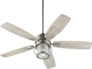 52"W Galveston 1-light Ceiling Fan Satin Nickel