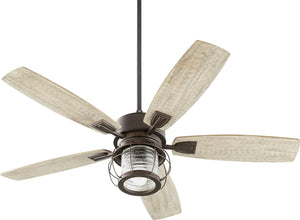 52"W Galveston 1-light Ceiling Fan Oiled Bronze
