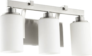 20"W Lancaster 3-light Bath Vanity Light Satin Nickel