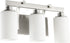 Quorum Lancaster 3-light Bath Vanity Light Satin Nickel